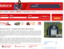 Tablet Screenshot of bhopalbazaar.com